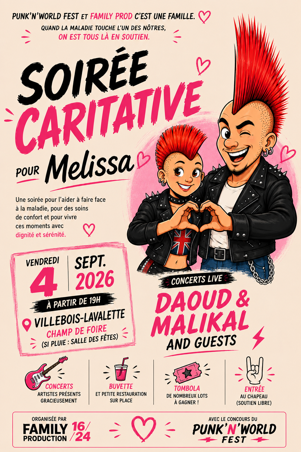 Soirée de solidarité, festive et pour la bonne cause